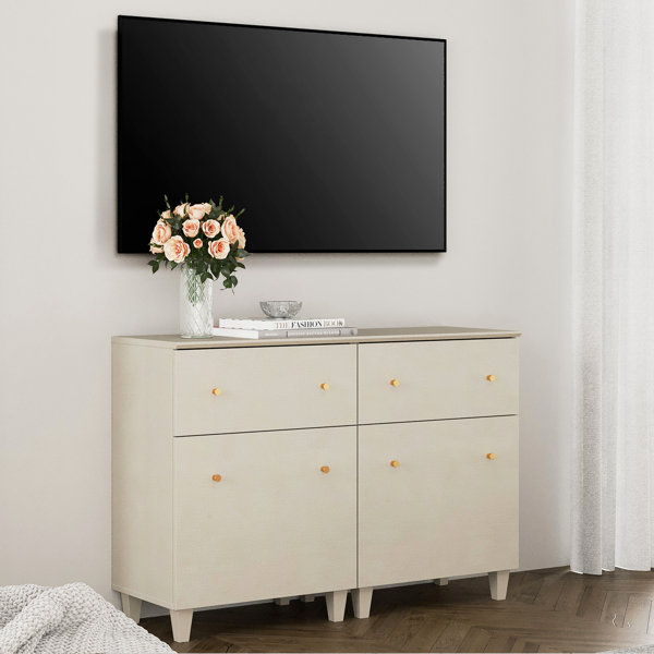 Latitude Run® 2In1 TV Stands With Drawers And Doors, Entertainment